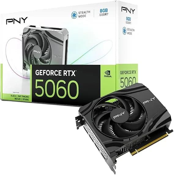 PNY GeForce RTX 5060 | 8GB GDDR7 | PCIe 5.0